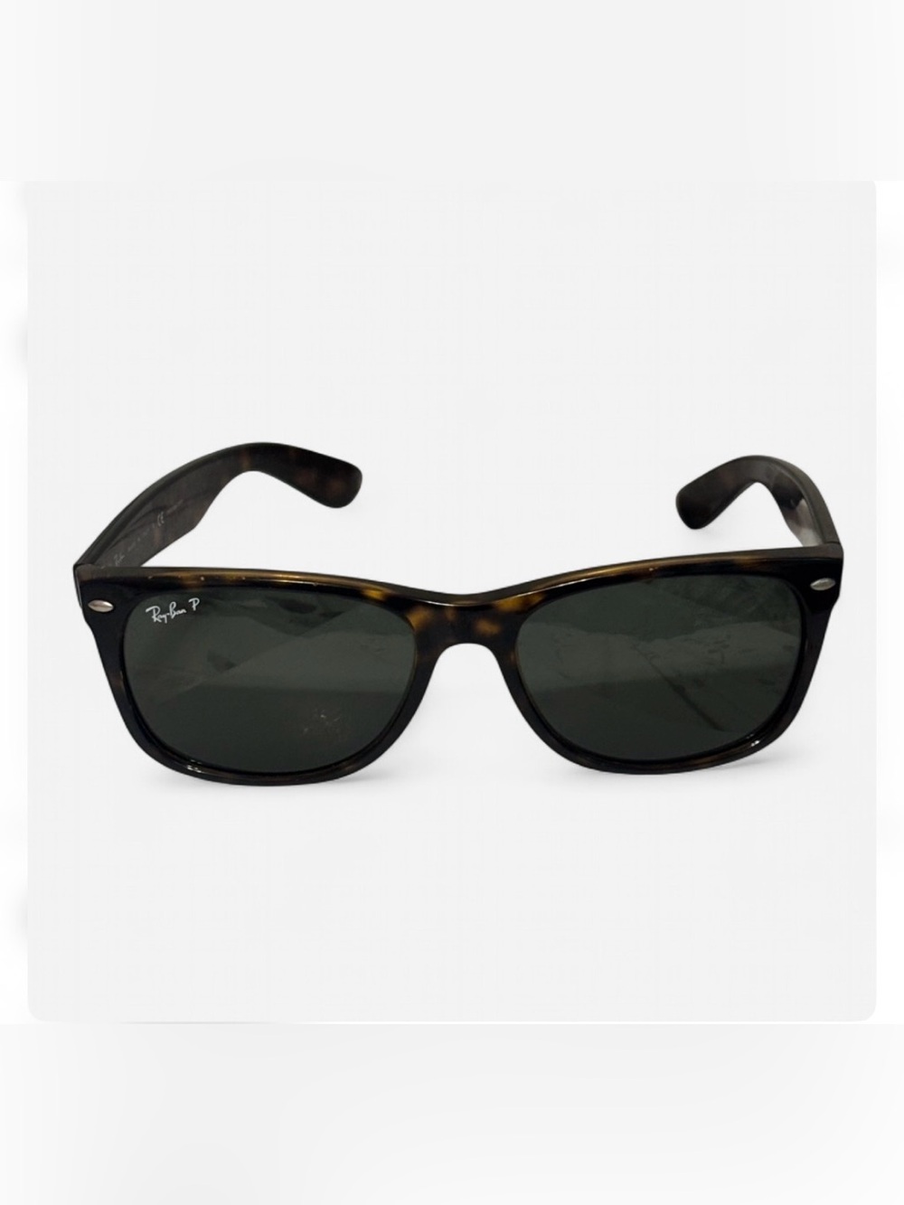 Ray-Ban Tortoiseshell New Wayfarer Temple with Dark Brown and Amber Highlights